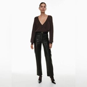 Aritzia The Melina High Rise Straight Leg Pants size 8